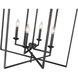Nellis 4 Light 26 inch Matte Black Indoor Pendant Ceiling Light